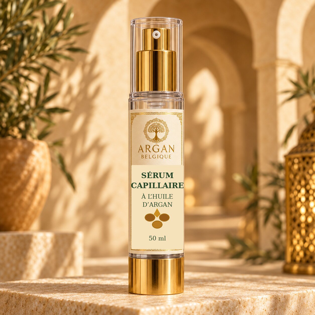 Sérum Argan — vue de face Argan Belgique