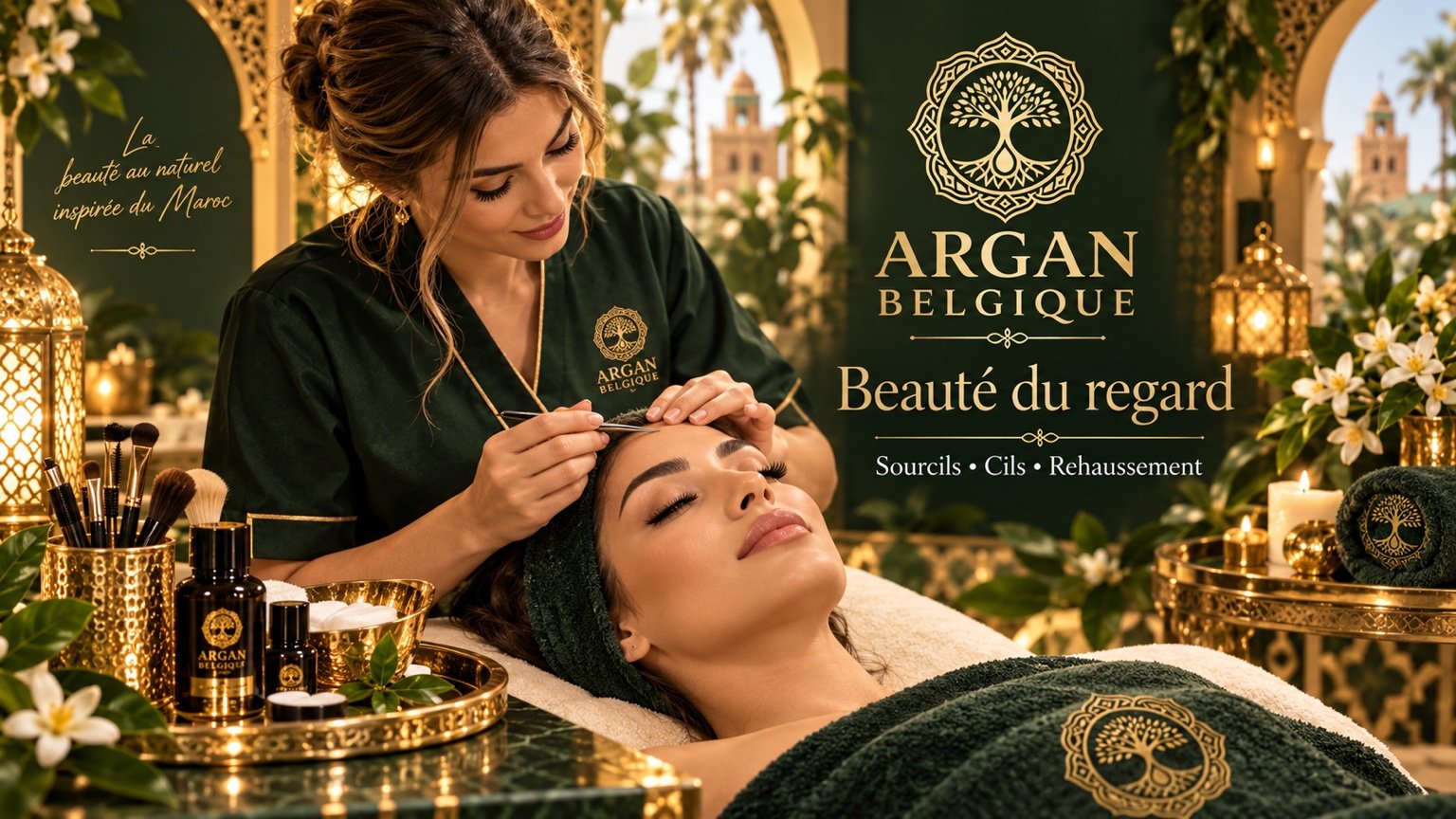 Beauté du regard — illustration Argan Belgique